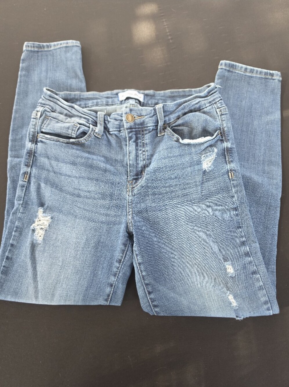 Studio Blue Skinny Distressed Jeans